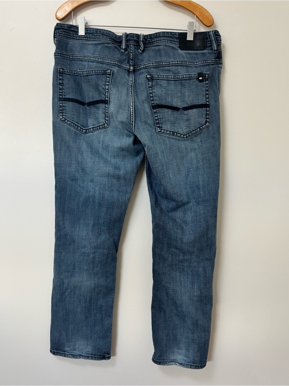 Jack-X Men's Blue Straight-Leg Jeans 36x30 - Picture 2 of 6